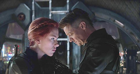 Avengers Endgame Scarlett Johansson Jeremy Renner Marvel Black Widow Hawkeye