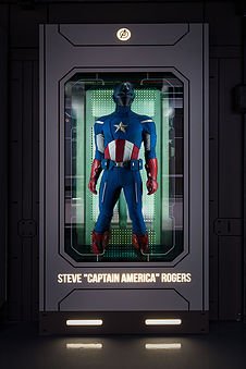 Marvelʼs Avengers S.T.A.T.I.O.N. london captain america costume