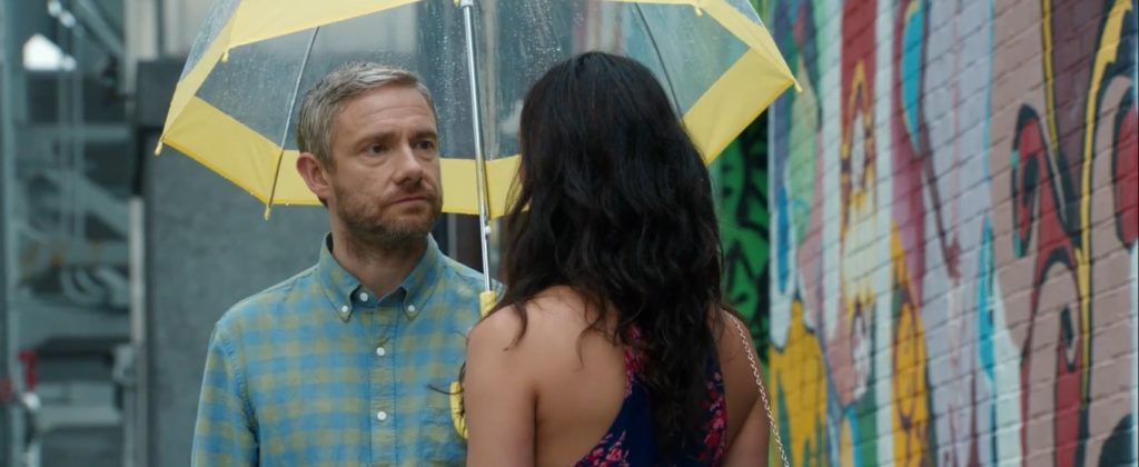 Martin Freeman and Morena Baccarin in Ode to Joy