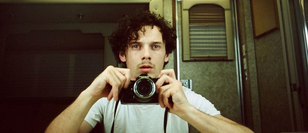 Loud and Clear reviews Anton Yelchin with camera