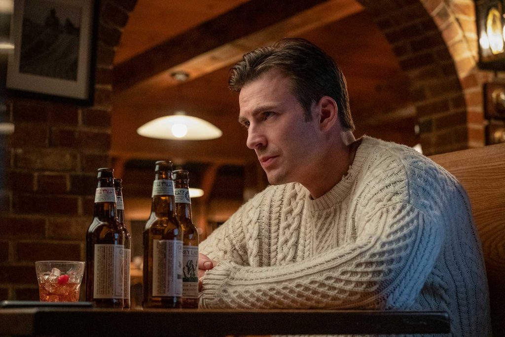 Loud and Clear reviews Knives Out Chris Evans