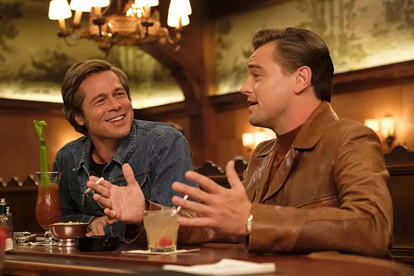 Brad Pitt and Leonardo DiCaprio in Once Upon a Time in… Hollywood