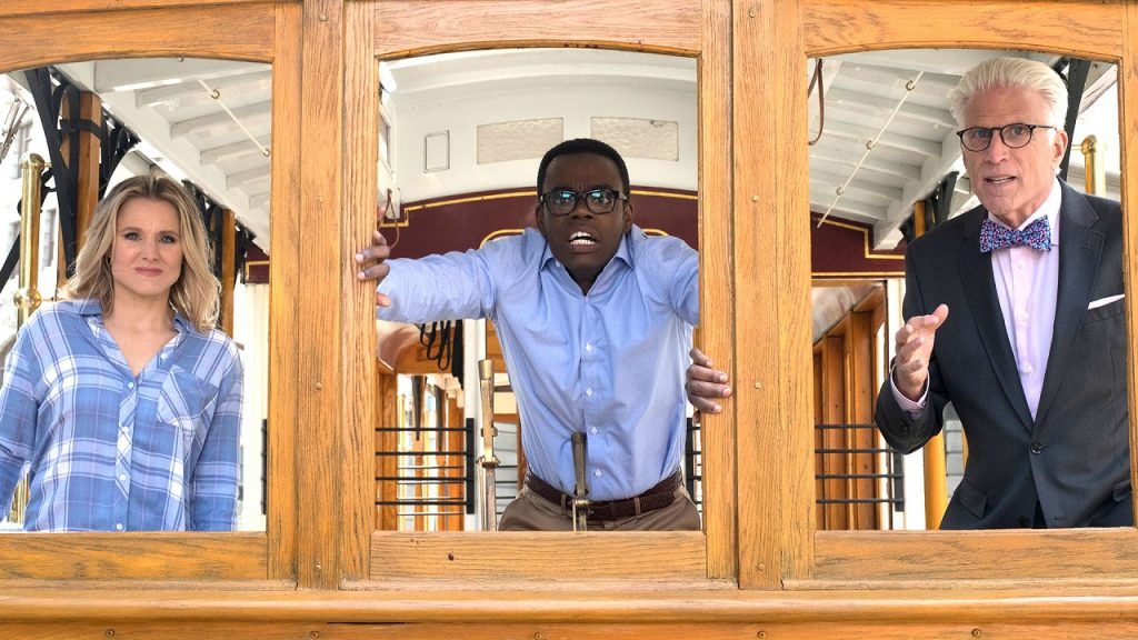loud and clear reviews The Good Place trolley