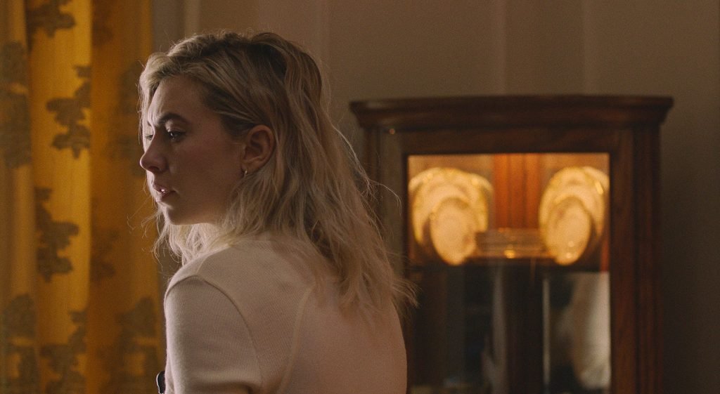 Vanessa Kirby looks to her left in Pieces of a Woman