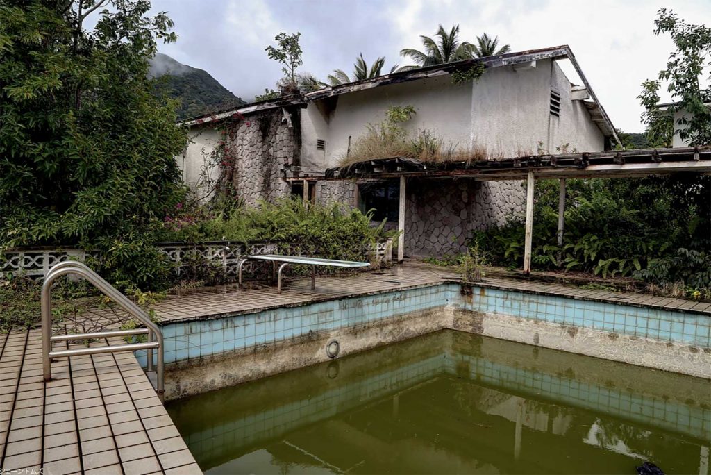 The ruins of Air Studios Montserrat