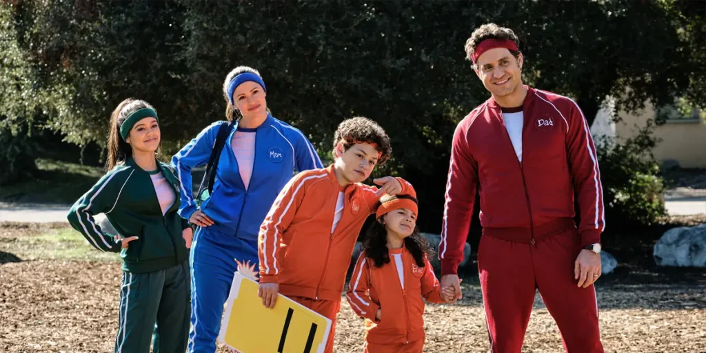 The central family poses in the Netflix film "Yes Day"