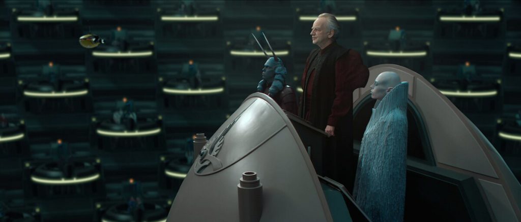 The Galactic Senate in Star Wars: Episode III - Revenge of the Sith