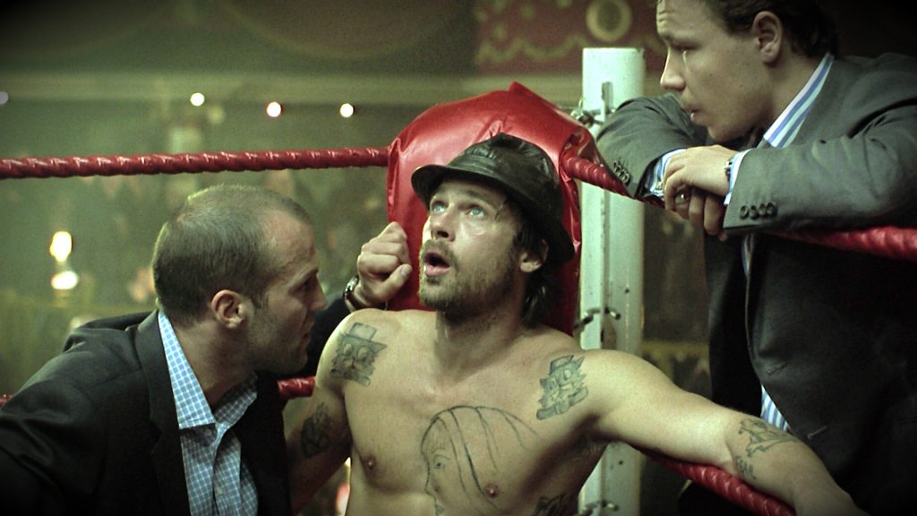 Brad Pitt in the ring in the film Snatch