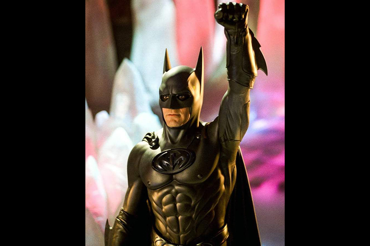 George Clooney suit in Batman & Robin