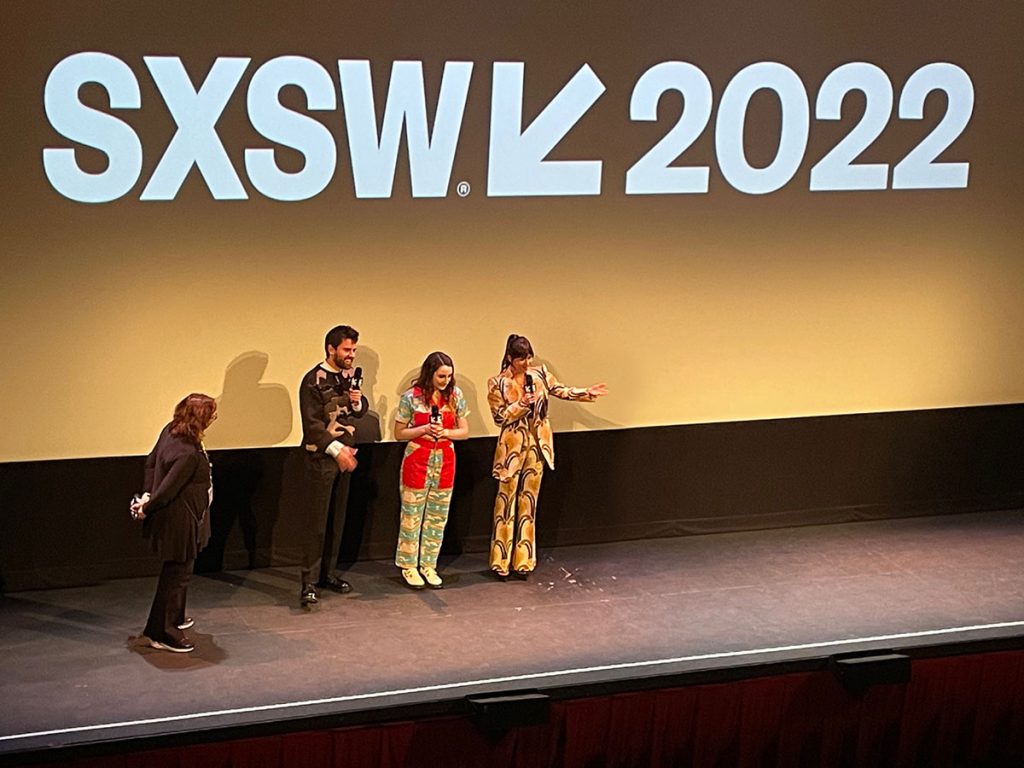loud and clear reviews cha cha real smooth q&a interview sxsw red carpet cooper raiff dakota johnson
