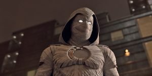 Oscar Isaac wears a mummy suit in Episode 3 of Marvel Studios' MOON KNIGHT