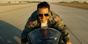 Tom Cruise plays Capt. Pete "Maverick" Mitchell in Top Gun: Maverick