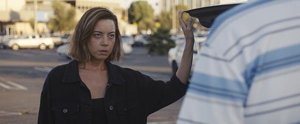 loud and clear reviews emily the criminal 2022 film aubrey plaza