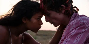 Taylor Russell (left) as Maren and Timothée Chalamet (right) as Lee in BONES AND ALL, directed by Luca Guadagnino