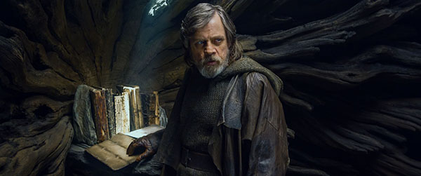 Mark Hamill is Luke Skywalker in Star Wars: Episode VIII – The Last Jedi (Lucasfilm)