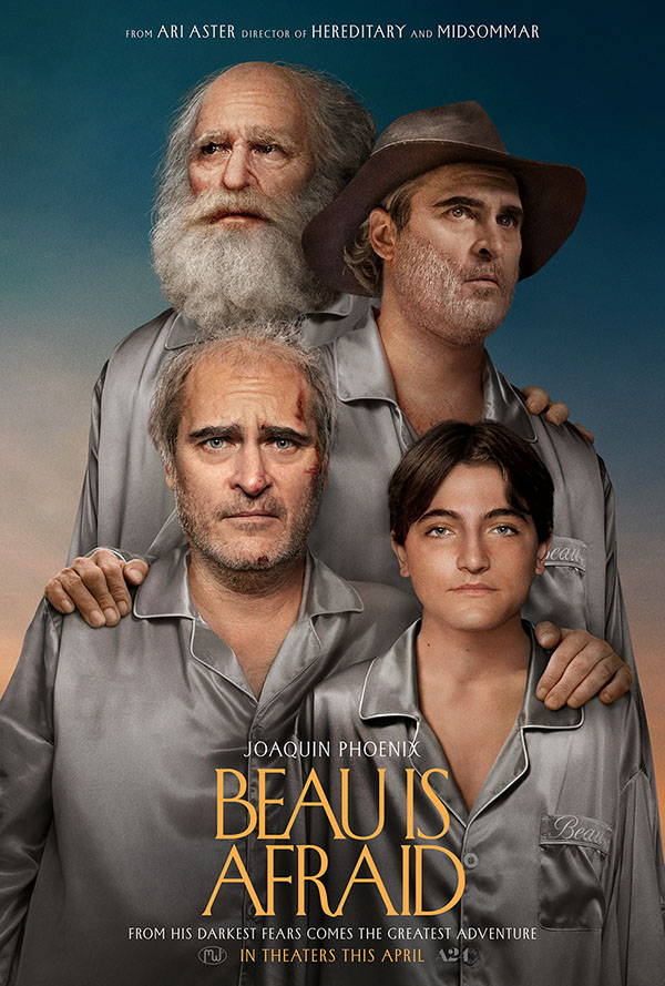 loud and clear reviews beau is afraid new trailer movie joaquin phoenix poster release date a24 april