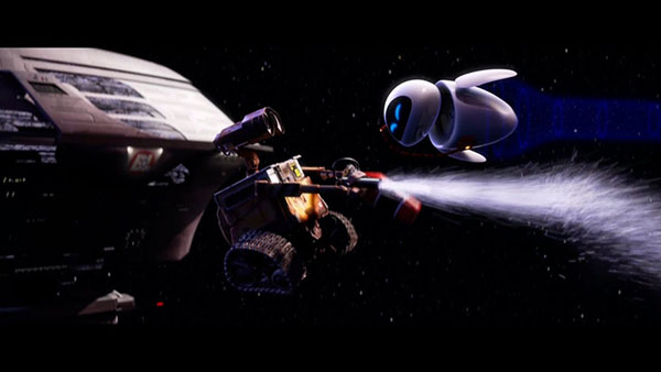 wall-e space dance scene