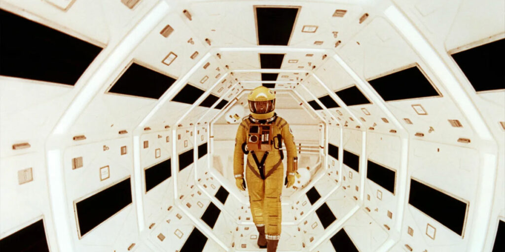 the tunnel sequence in 2001: A Space Odyssey