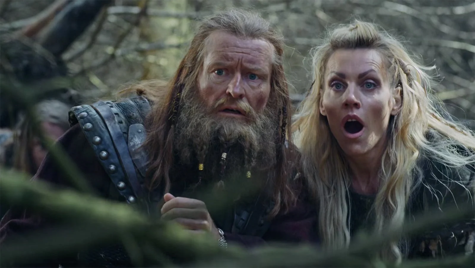 surprised faces in the series Norsemen