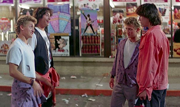 loud and clear reviews 5 Great Scenes from the Bill & Ted Movies: Meeting Themselves 