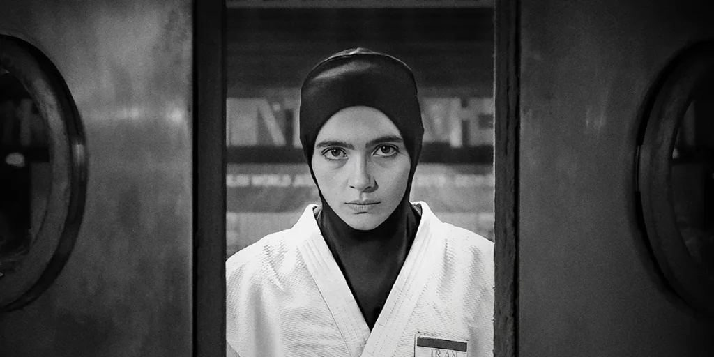 Arienna Mandi in the poster for the film Tatami