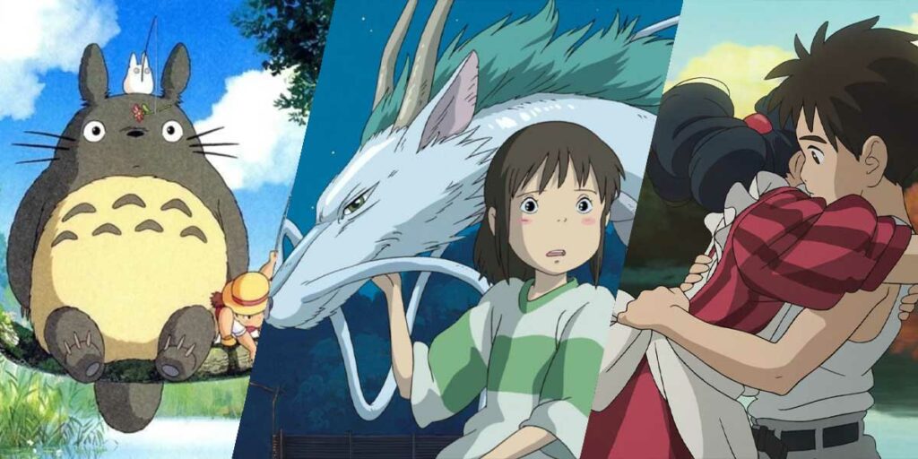 Three Miyazaki films