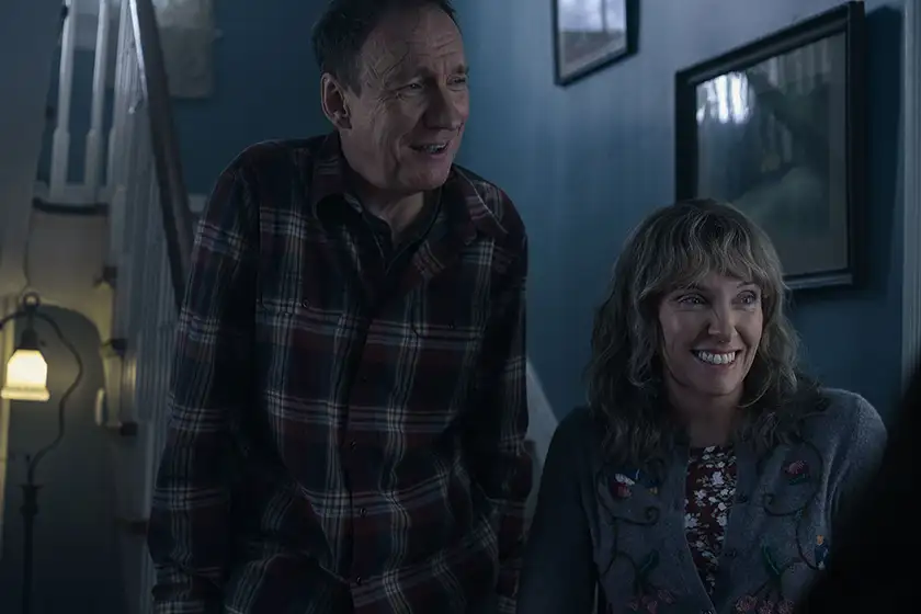 David Thewlis as Father and Toni Collette as Mother in I'm Thinking Of Ending Things