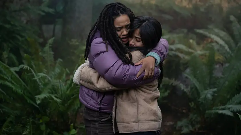 Kiersey Clemons and Anna Sawai in Episode 10 of "Monarch: Legacy of Monsters,"