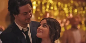 Lucy Hale as Jane in the romantic comedy Which Brings Me to You