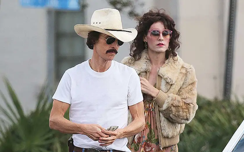Matthew McConaughey and Jared Leto in 2013 Best Picture nominee Dallas Buyers Club
