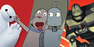 Big Hero 6, Robot Dreams and The Iron Giant, 3 of the the animated movies about robots recommended by Loud and Clear Reviews