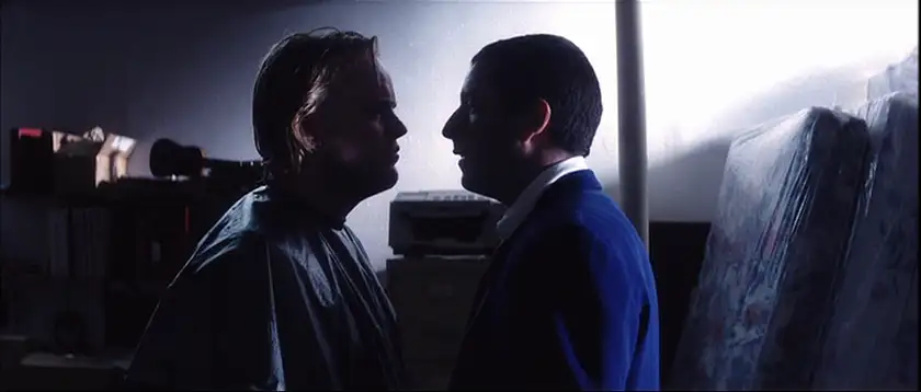 Mattress Man and Barry Egan face each other in the film Punch-Drunk Love, where the latter is symbolic of Superman