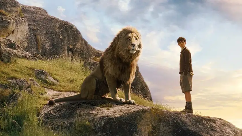 A still from The Chronicles of Narnia: The Lion, the Witch and the Wardrobe