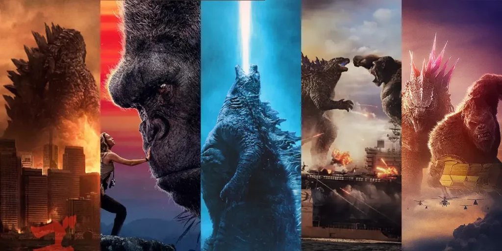 the posters for all the monsterverse movies ranked