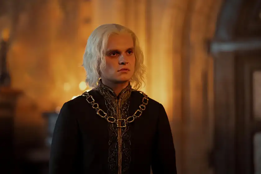 Tom Glynn-Carney is King Aegon II Targaryen in season 2 episode 2 of House of the Dragon, from the Loud and Clear recap and review