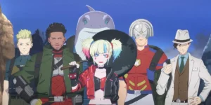 The suicide squad looks ahead in episode 5 of Suicide Squad Isekai