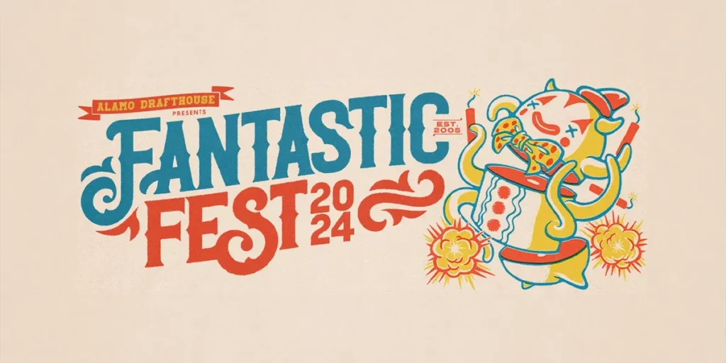 Poster for Fantastic Fest 2024, for which Loud and Clear Reviews made a list of 15 movies to watch