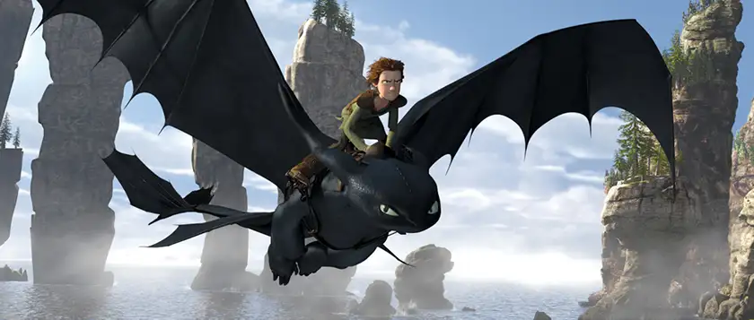 The How to Train Your Dragon Trilogy: A Retrospective - A still from "How to Train Your Dragon" 