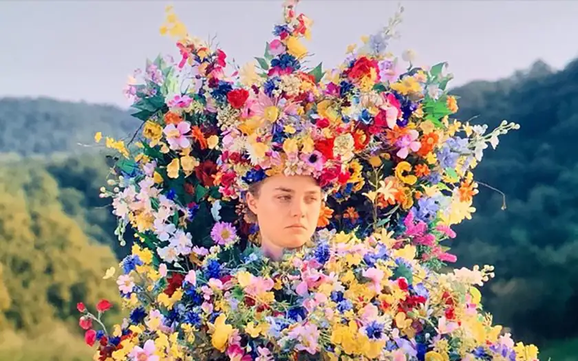 The flower scene in Midsommar (A24)