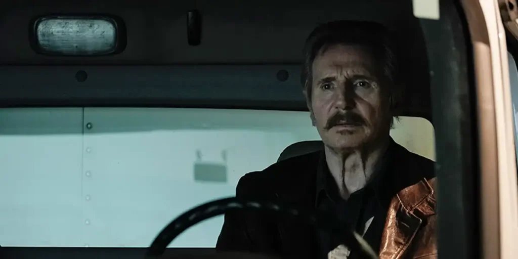 Liam Neeson is behind the wheel in Absolution