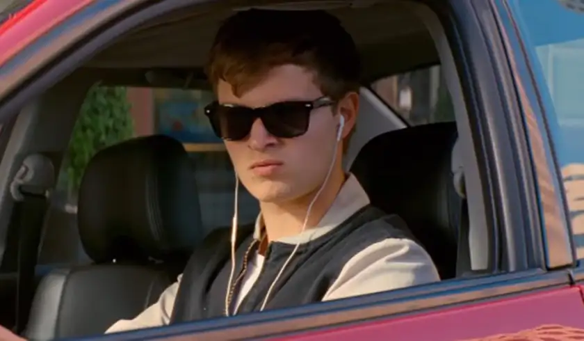 Ansel Elgort in Baby Driver