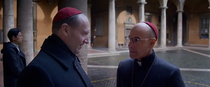 Two cardinals speak in Conclave