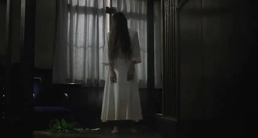 Rie Ino'o in Ringu (1998), featured in an article where we watched The Ring (2002) seven times in seven days