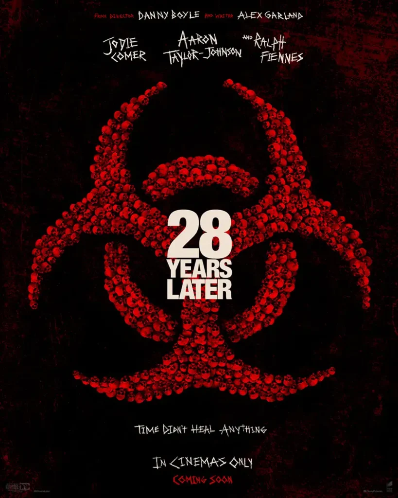 Official poster for 28 Days Later, in a photo featured in an article with everything we know about the 2025 movie