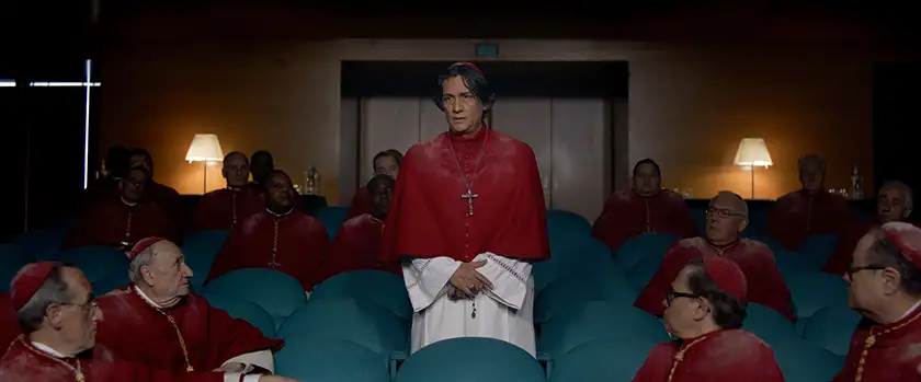 Carlos Diehz stars as Cardinal Benitez in director Edward Berger’s Conclave, whose producer, Michael Jackman, we interview