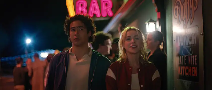 Nico Hiraga and Kiernan Shipka in Sweethearts