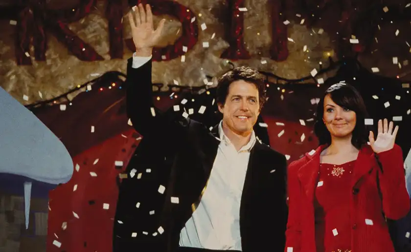 Hugh Grant and Martine McCutcheon in Love Actually