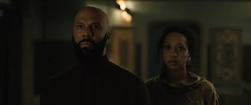 Common and Alexandria Riley in a still from Season 2 Episode 5 of Silo, which we recap and review in this article