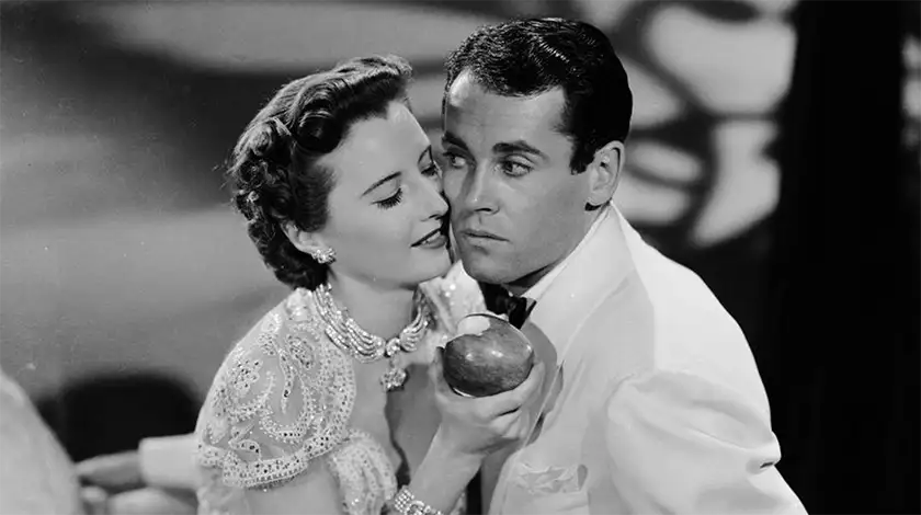 Barbara Stanwyck and Henry Fonda in The Lady Eve (1941), one of the 10 screwball comedies to watch according to Loud And Clear Reviews