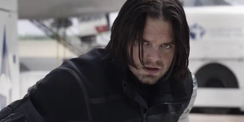 Bucky Barnes in a scene from Captain America: Civil War, one of the reasons why the movie still holds up